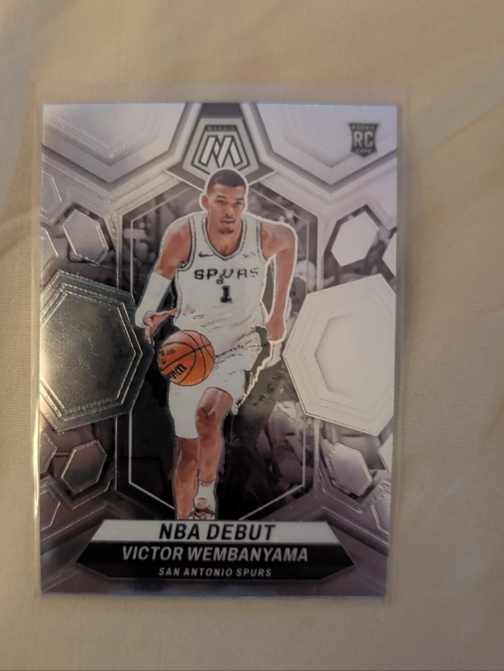 VICTOR WEBANYAMA 2024 PANINI MOSAIC**NBA DEBUT**#257 SPURS (RC)